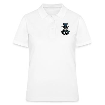 Bonhomme de neige Frosty Gentleman - Polo Femme - blanc - Devant - Ailine (174cm)