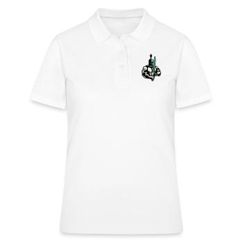 Guerrier de Sparte - Polo Femme - blanc - Devant - Ailine (174cm)