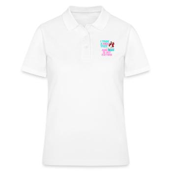 I Took A DNA Test And God Is My Father 25 - Frauen Polo Shirt - Weiß - Vorne - Ailine (174cm)