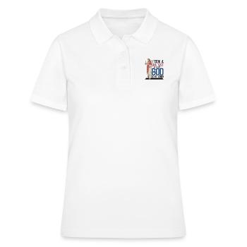 I Took A DNA Test And God Is My Father 20 - Frauen Polo Shirt - Weiß - Vorne - Ailine (174cm)