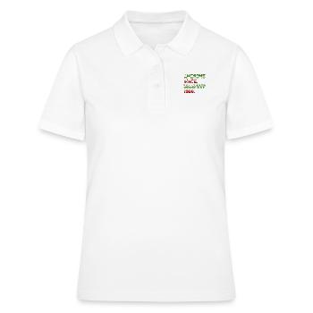 1980 Génial depuis décembre Avenue de Noël - Polo Femme - blanc - Devant - Ailine (174cm)