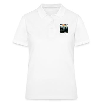Parc national du Grand Bassin Montagnes Nature sauvage - Polo Femme - blanc - Devant - Ailine (174cm)
