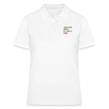 Génial depuis décembre 1989 Avenue de Noël - Polo Femme - blanc - Devant - Ailine (174cm)