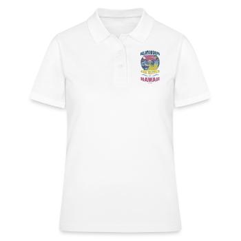 Hawaï - Polo Femme - blanc - Devant - Ailine (174cm)