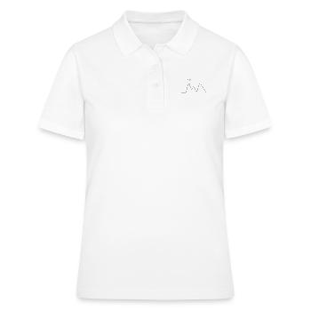 CQ SOTA Ham Radio - Frauen Polo Shirt - Weiß - Vorne - Ailine (174cm)