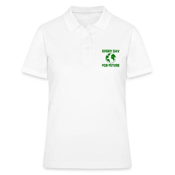 Every day for future - Polo Femme - blanc - Devant - Ailine (174cm)