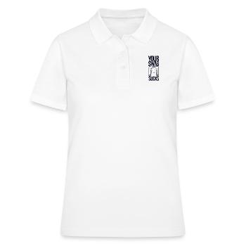 Votre Swag Sucks - Polo Femme - blanc - Devant - Ailine (174cm)