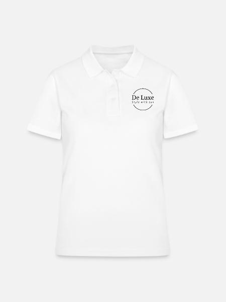 De Luxe - Frauen Polo Shirt - Weiß