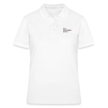 Doppelpartnerin - Frauen Polo Shirt - Weiß - Vorne - Ailine (174cm)