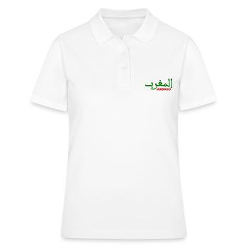 Maroc - Polo Femme - blanc - Devant - Ailine (174cm)