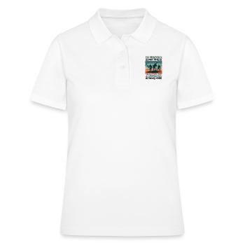 Je m’entraîne pour l’apocalypse zombie 11 - Polo Femme - blanc - Devant - Ailine (174cm)
