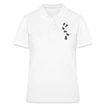Monnaie Monnaie Silhouette - Polo Femme - blanc - Devant - Ailine (174cm)