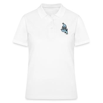 putain froid - Polo Femme - blanc - Devant - Ailine (174cm)