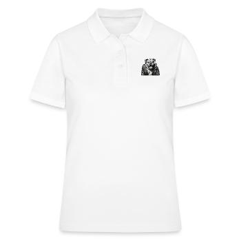 british Bulldog Bully - Women's Polo Shirt - white - Front - Ailine (174cm)