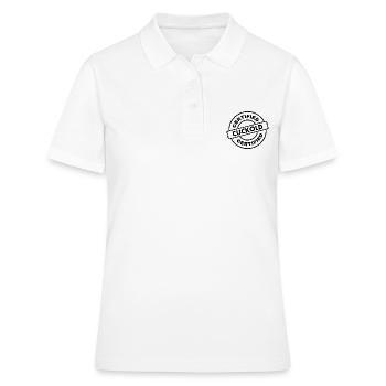 certified cuckold - Women's Polo Shirt - white - Front - Ailine (174cm)