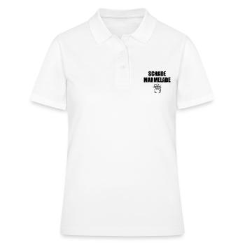 Schade Marmelade - Frauen Polo Shirt - Weiß - Vorne - Ailine (174cm)