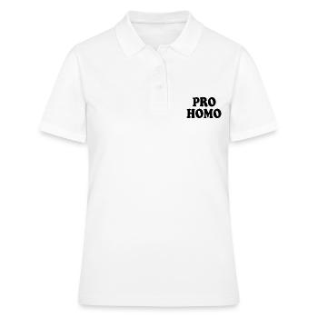 Pro homo - Frauen Polo Shirt - Weiß - Vorne - Ailine (174cm)
