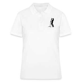 Singer - Women's Polo Shirt - white - Front - Ailine (174cm)