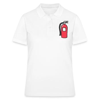 Extincteurs - Polo Femme - blanc - Devant - Ailine (174cm)