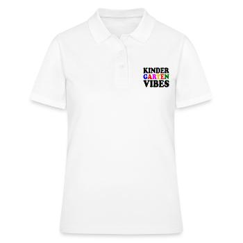 kindergarten vibes - Polo Femme - blanc - Devant - Ailine (174cm)