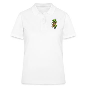 LEPRECHAUN - Polo Femme - blanc - Devant - Ailine (174cm)