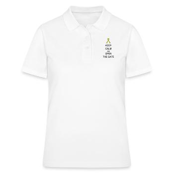 Open the Gate - Polo Femme - blanc - Devant - Ailine (174cm)