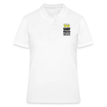 Sauf Party - Polo Femme - blanc - Devant - Ailine (174cm)