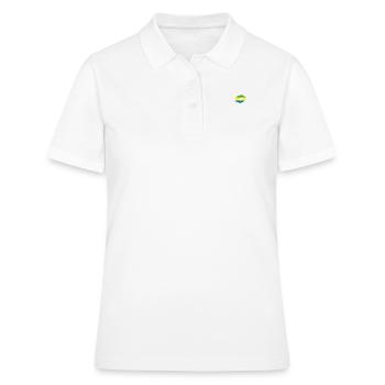 Gabon Flag Country Native Ancestry Pride Womens - Women's Polo Shirt - white - Front - Ailine (174cm)