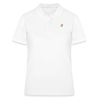 Ghana Flag Country Native Ancestry Pride Womens - Women's Polo Shirt - white - Front - Ailine (174cm)