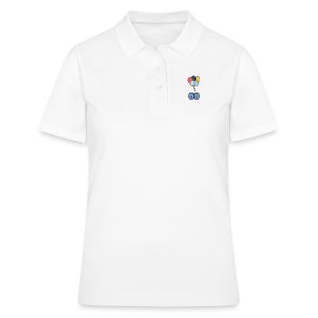 60. 60 JAHRE. 60-JÄHRIGES JUBILÄUM. GEBURTSTAG 60 JAHRE. - Frauen Polo Shirt - Weiß - Vorne - Ailine (174cm)