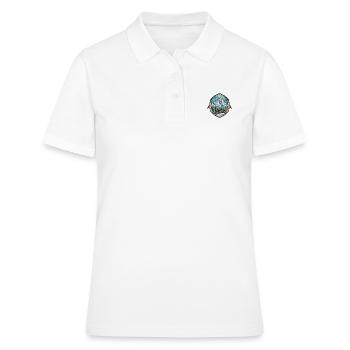 Alpen Ski Eisberge Berge - Frauen Polo Shirt - Weiß - Vorne - Ailine (174cm)