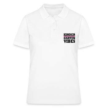 kindergarten vibes - Polo Femme - blanc - Devant - Ailine (174cm)
