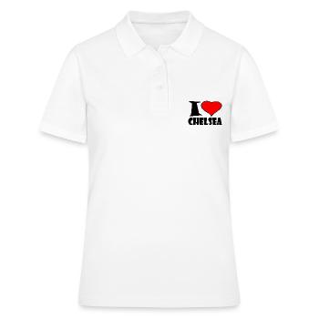 J'ADORE CHELSEA - Polo Femme - blanc - Devant - Ailine (174cm)
