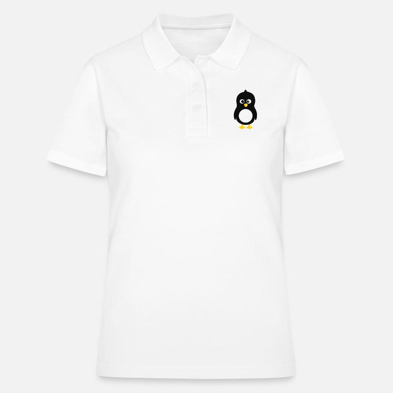 Linux penguin - Women's Polo Shirt - white