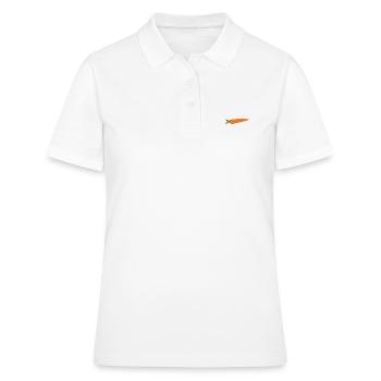 Lecker Möhrchen - Frauen Polo Shirt - Weiß - Vorne - Ailine (174cm)