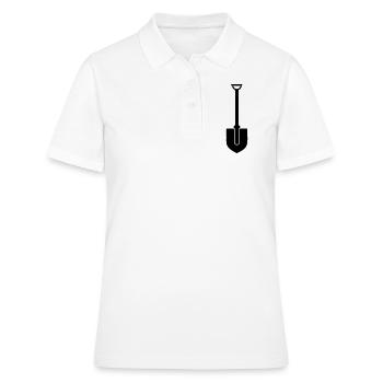 Schaufel icon Silhouette - Frauen Polo Shirt - Weiß - Vorne - Ailine (174cm)