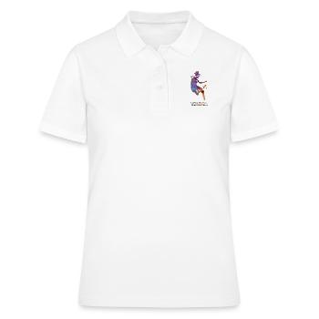 Football féminin - Polo Femme - blanc - Devant - Ailine (174cm)