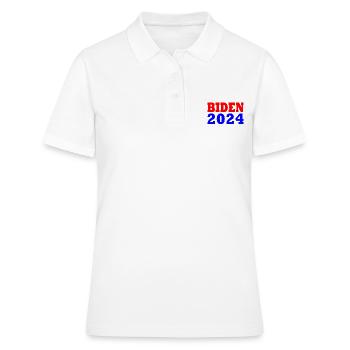 Joe Biden 2024 - Polo Femme - blanc - Devant - Ailine (174cm)