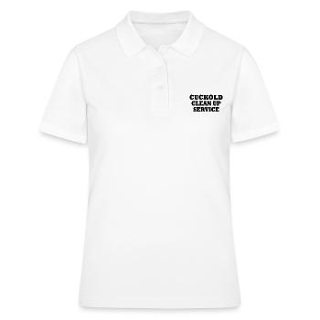 Cuckold clean up service - Women's Polo Shirt - white - Front - Ailine (174cm)