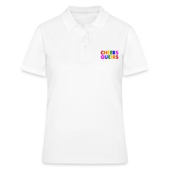 Cheers queers - Polo Femme - blanc - Devant - Ailine (174cm)