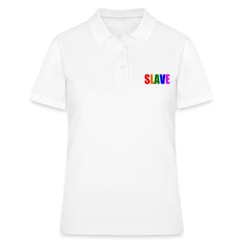 Slave - Frauen Polo Shirt - Weiß - Vorne - Ailine (174cm)