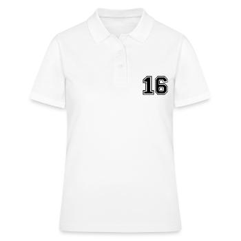 16 - Polo Femme - blanc - Devant - Ailine (174cm)
