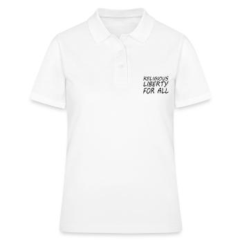 religious liberty for all - Women's Polo Shirt - white - Front - Ailine (174cm)