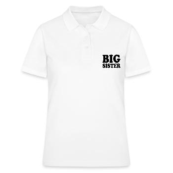 Big sister - Polo Femme - blanc - Devant - Ailine (174cm)
