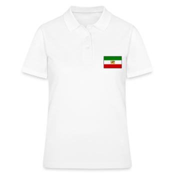 IRAN - Polo Femme - blanc - Devant - Ailine (174cm)