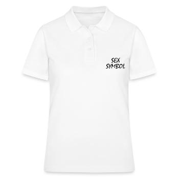 Sex symbol - Polo Femme - blanc - Devant - Ailine (174cm)