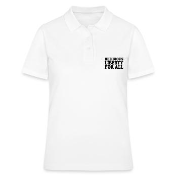 religious liberty for all - Women's Polo Shirt - white - Front - Ailine (174cm)