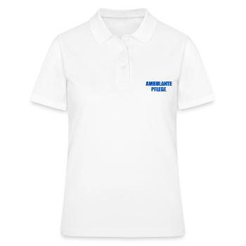 ambulante pflege - Frauen Polo Shirt - Weiß - Vorne - Ailine (174cm)