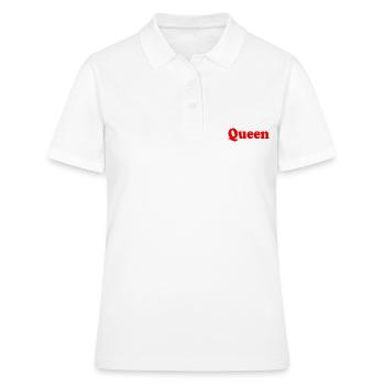 Queen - Frauen Polo Shirt - Weiß - Vorne - Ailine (174cm)