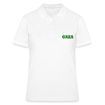 Gaza - Polo Femme - blanc - Devant - Ailine (174cm)